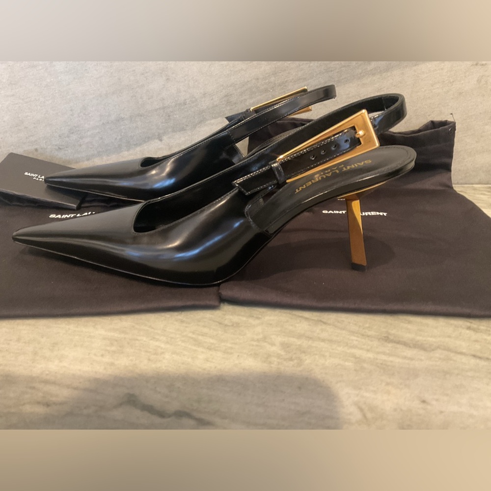 Saint Laurent Slingback Pumps NIB - Picture 5 of 16